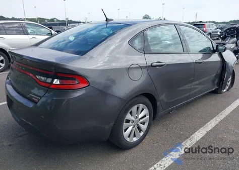 2015 Dodge Dart Aero from USA, damaged, VIN 1C3CDFDHXFD146562